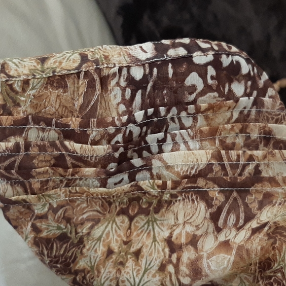 Liz Claiborne Sheer Button Down Attached Tank - Picture 5 of 15